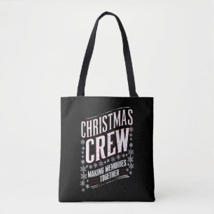 Christmas Crew Family Matching Xmas Squad Tote Bag