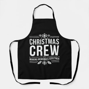 Christmas Crew Family Reunion Graphic Xmas Holiday Apron