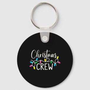 Christmas Crew Funny Family Christmas T Shirt Keychain