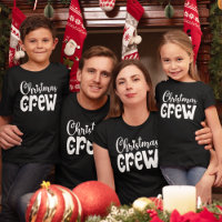Christmas Crew Heart Motif Typography