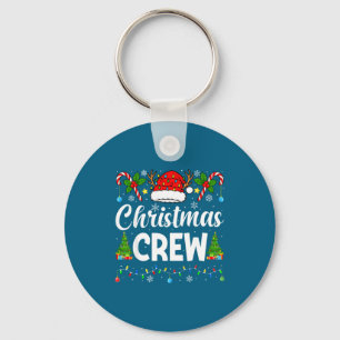 Christmas Crew Holiday Family Xmas Party Matching  Keychain