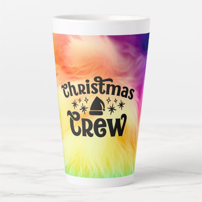 Christmas Crew  Latte Mug (Front)