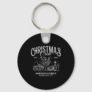 Christmas Crew Matching Family Group  Keychain