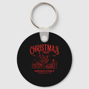 Christmas Crew Matching Family Group  Keychain