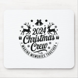 Christmas Crew Matching Family Reunion Graphic Xma Mouse Pad