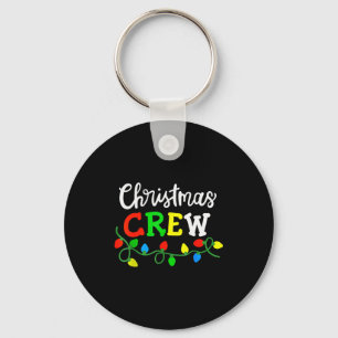 Christmas Crew Matching Family Xmas Party Men Wome Keychain