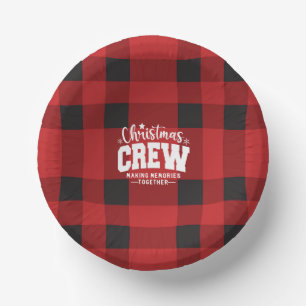  Christmas Crew  Paper Plate
