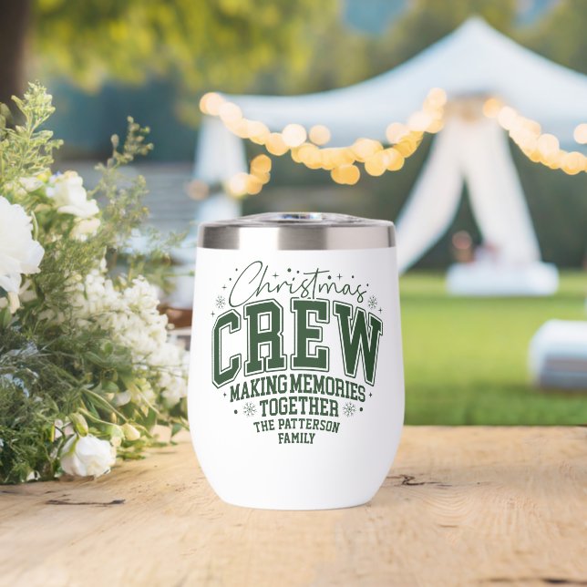 Christmas Crew Personalized Family Name (Wedding (Rotated))