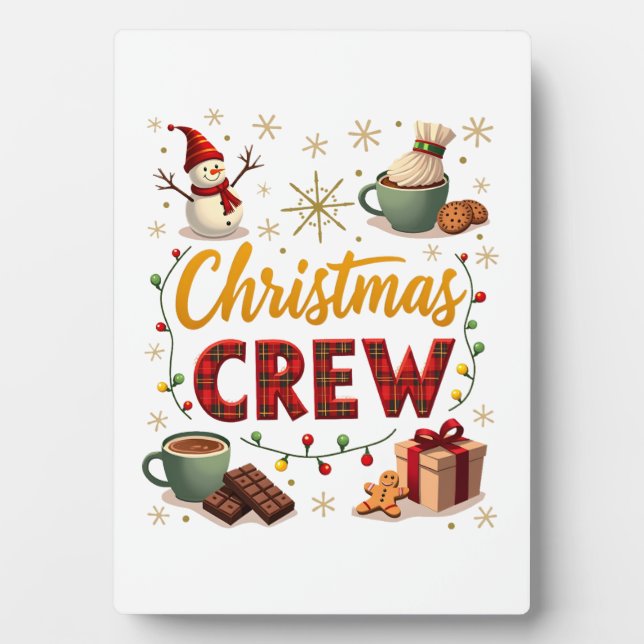 Christmas Crew Plaque (Front)