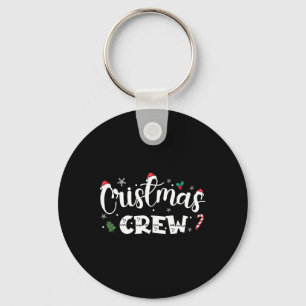 Christmas Crew Santa Family Matching Group Xmas Bo Keychain