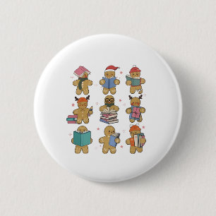 Christmas Crew Santa Gingerbread Nursing Squad 2 Inch Round Button