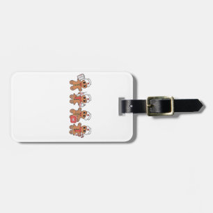 Christmas Crew Santa Gingerbread Nursing Squad Luggage Tag