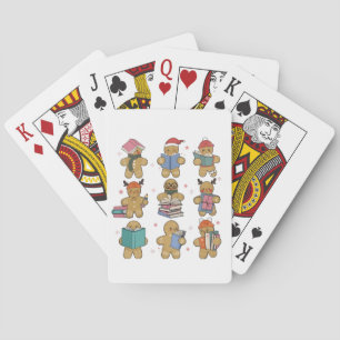 Christmas Crew Santa Gingerbread Nursing Squad  Playing Cards