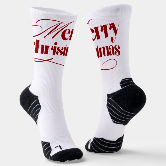 Christmas Crew Socks (Angled)