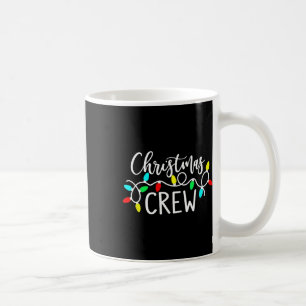 Christmas Crew Xmas Lights Pajama Happy Holiday Bo Coffee Mug