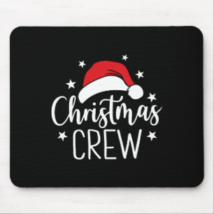 Christmas Crew Xmas Pajama Family For Xmas Santa H Mouse Pad