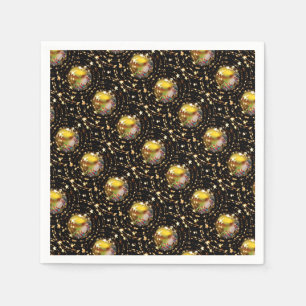 Christmas Crib Nativity Scene Baubles Starry Chic Napkin