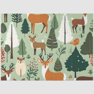 christmas critters tissue paper