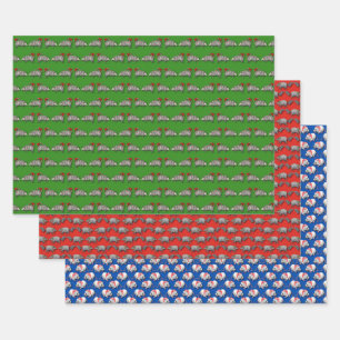 Christmas Critters  Wrapping Paper Sheet