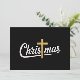 Christmas Cross Family Matching Jesus Gift Idea Holiday Card