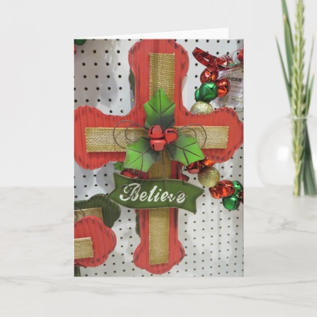 Christmas Cross Holiday Card (Front)