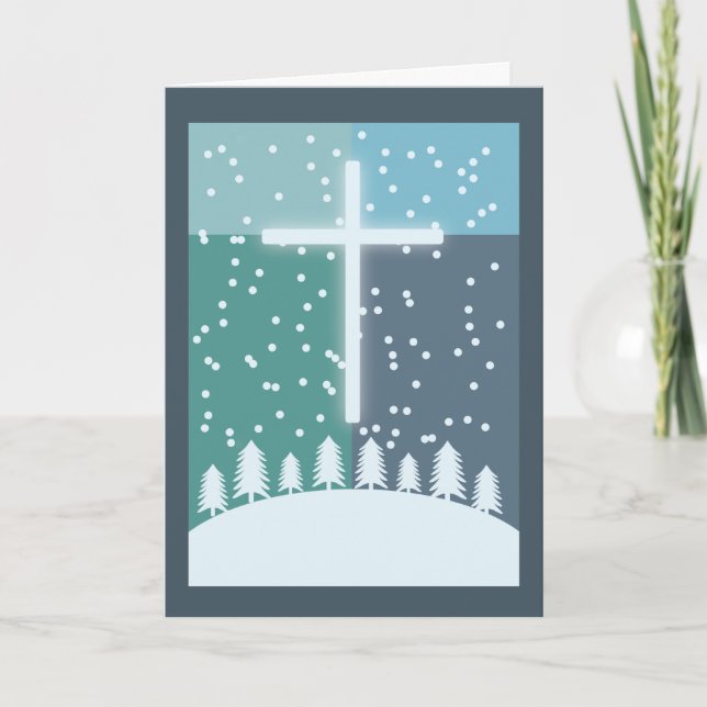 Christmas Cross Holiday Card (Front)