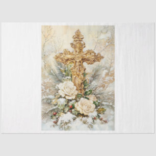 Christmas Cross Tissue Paper