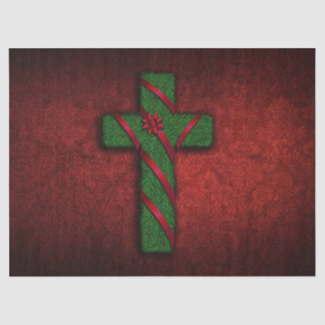 christmas cross tissue paper (Front)