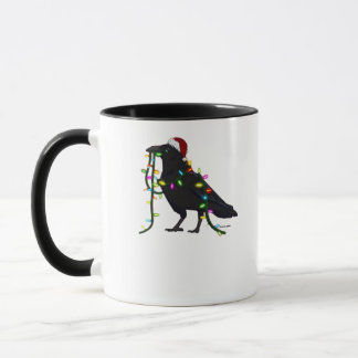 Christmas Crow Tis The Season Mug