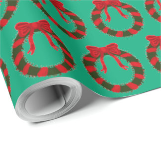 christmas crown wrapping paper