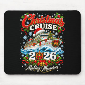 Christmas cruise 2026 matching family vacation mouse pad
