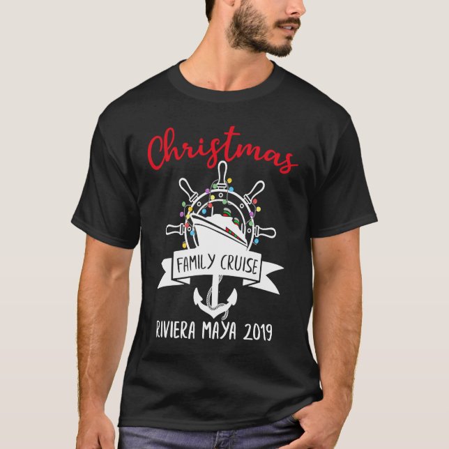Christmas Cruise Family Matching Group Holidays Tr T-Shirt (Front)