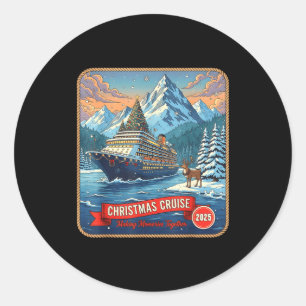 Christmas Cruise Group 2025 Making Memories Cruise Classic Round Sticker