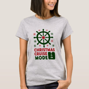 Christmas Cruise Mode On Ship Christmas 2024 T-Shirt