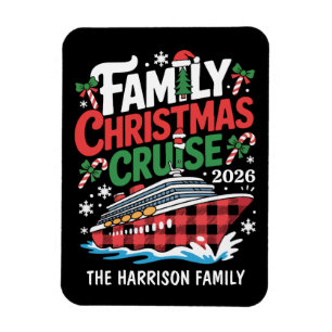 Christmas Cruise Ship Decor Stateroom Magnet