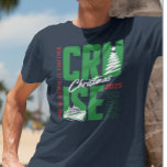 Christmas Cruise Squad Family Custom Year  T-Shirt<br><div class="desc">This design may be personalized in the area provided by changing the photo and/or text. Or it can be customized by clicking Personalize this Template and then choosing the click to customize further option and delete or change the colour of the background, add text, change the text colour or style,...</div>