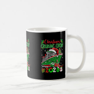 Christmas Cruisin Crew 2025 Matching Family Cruise Coffee Mug