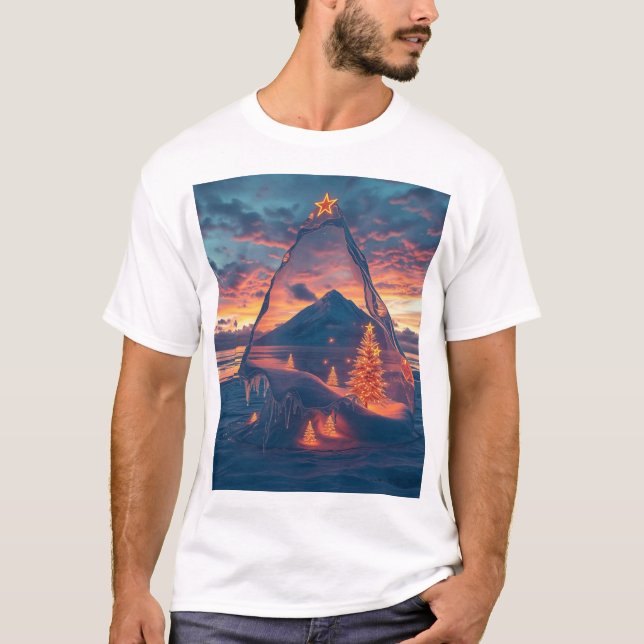 Christmas Crystal Tree T-Shirt (Front)