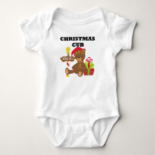 Christmas Cub Baby Bodysuit