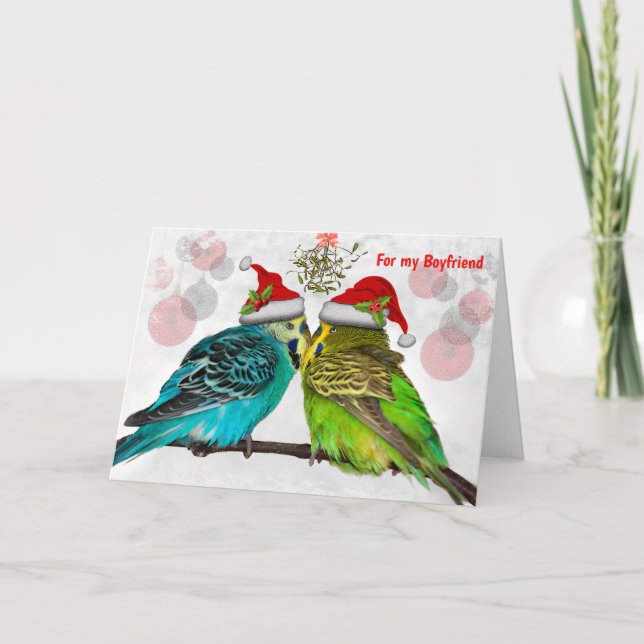 Christmas Cuddles Card BOYFRIEND (Front)