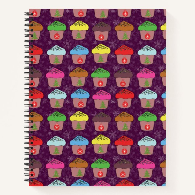 Christmas cup cakes notebook (Front)