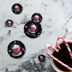 Christmas Cup of Hot Chocolate   Black Confetti