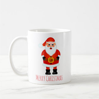 Christmas cup with Santa Claus