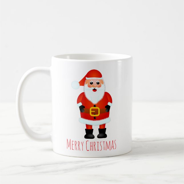 Christmas cup with Santa Claus (Left)