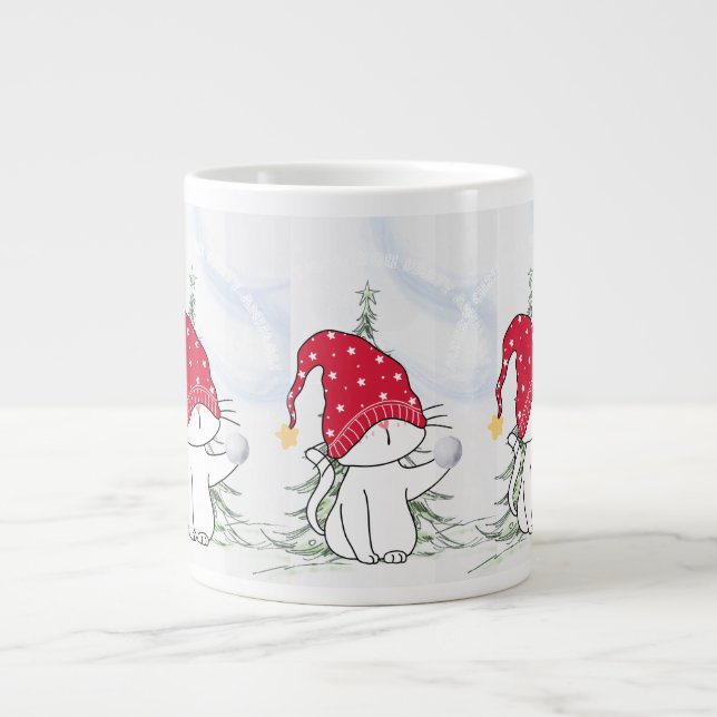 Christmas cup with snowball (Front)