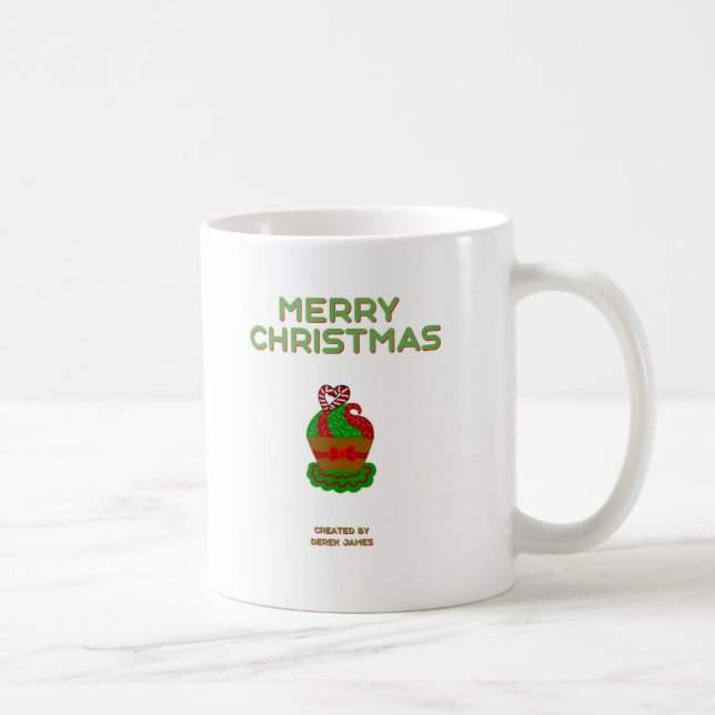 Christmas Cupcake Coffee Mug (Right)