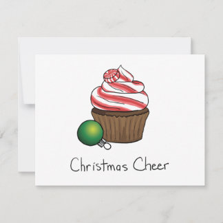 Christmas Cupcake Holiday Card