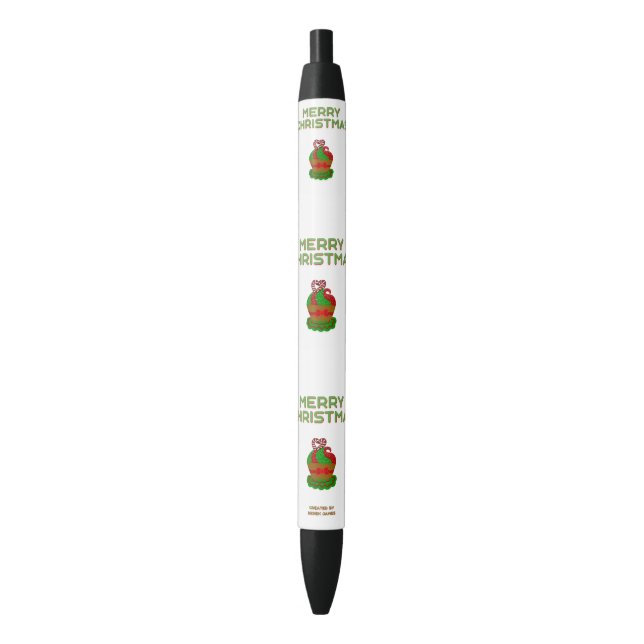 Christmas Cupcake Pen (Front Vertical)