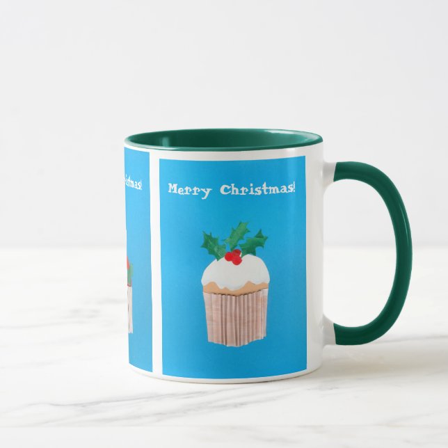 Christmas Cupcake Ringer Mug.. Mug (Right)