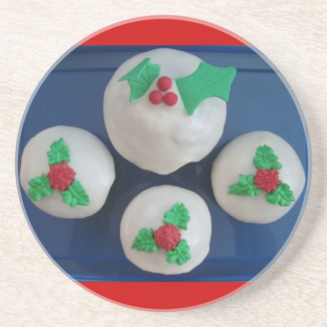 Christmas Cupcakes Coaster (Front)